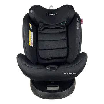 Cozy N Safe Apollo i Size 360 Rotation Car Seat Oynx Precious Little One Trading Limited