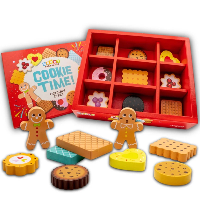 Wooden play hot sale biscuits