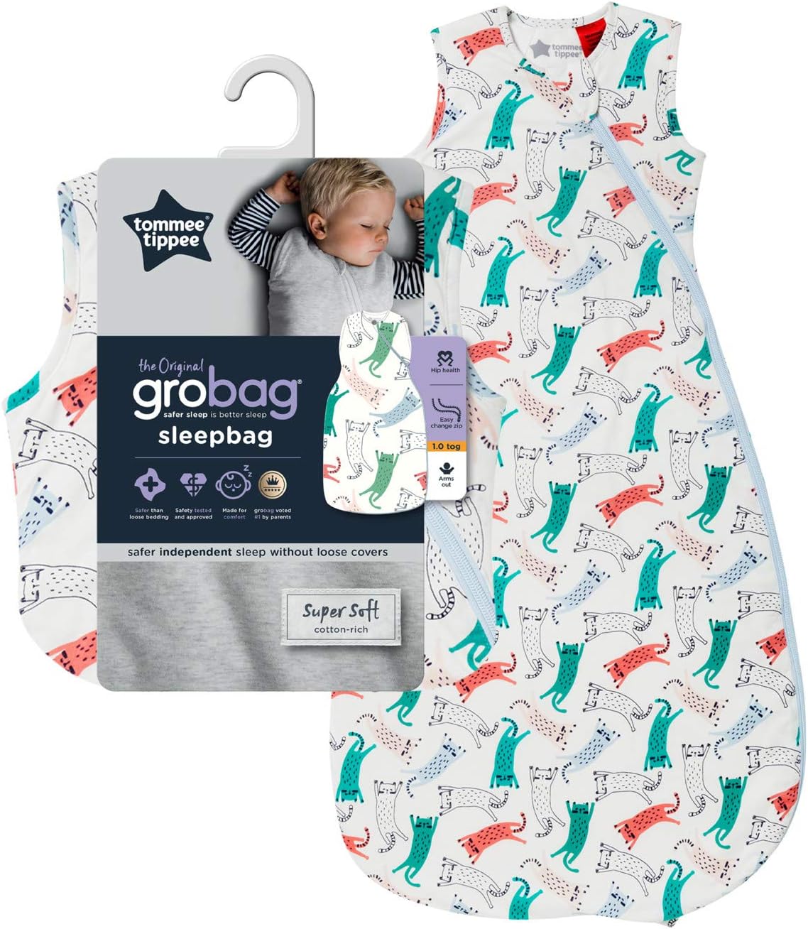 tommee tippee Gro Bag Sleep Bag 6-18m 0.2 tog Tog Pet Story