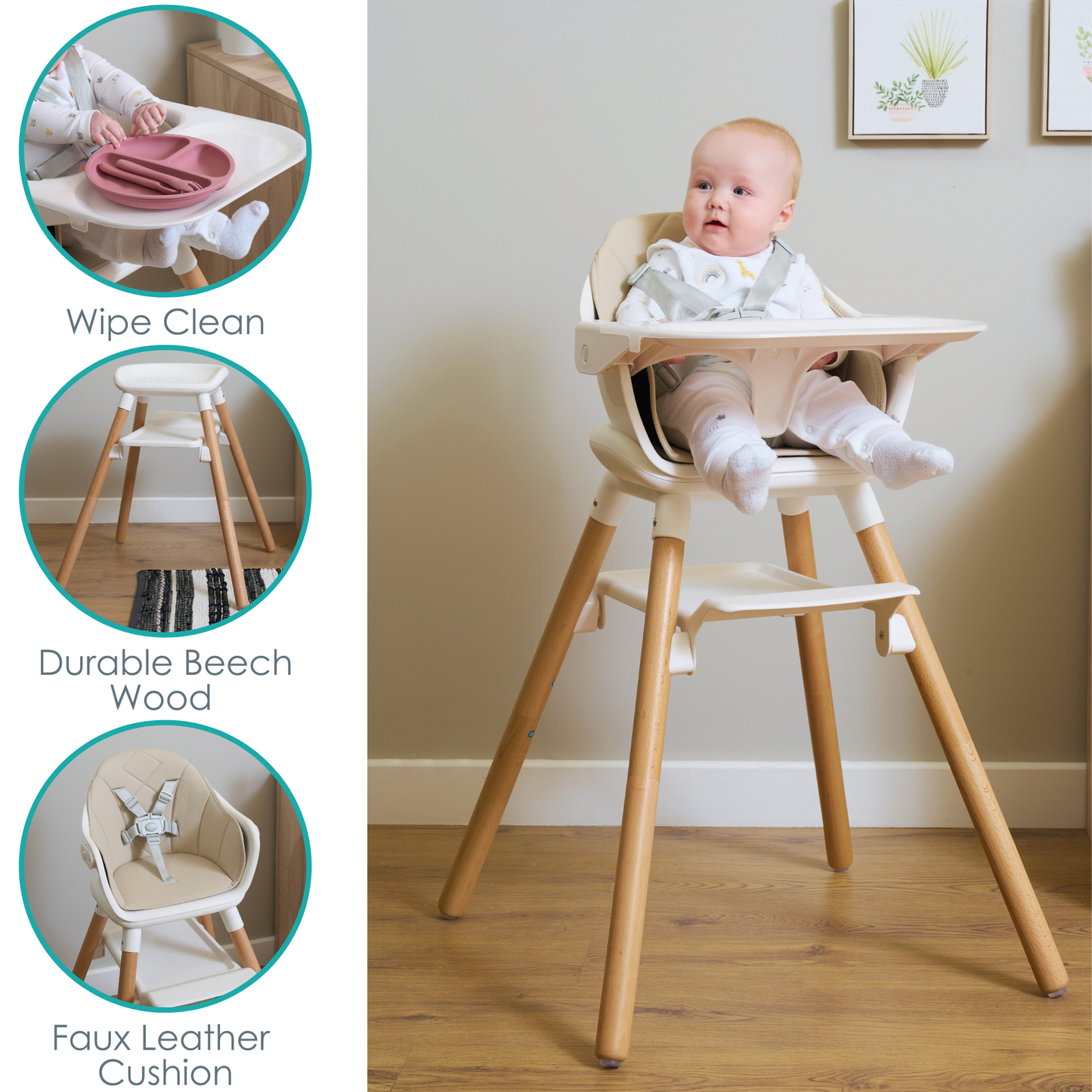 Clair De Lune-6in1 High Chair