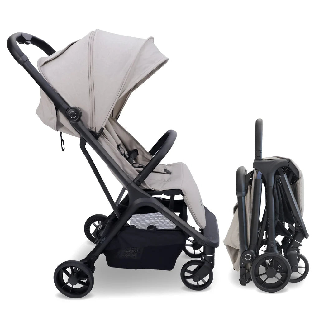 My Babiie MBX7 Auto-Fold Stroller - Camel