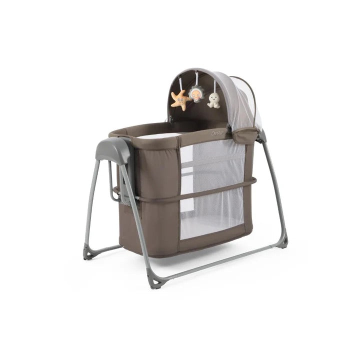 Oyster Swinging Crib- Mink