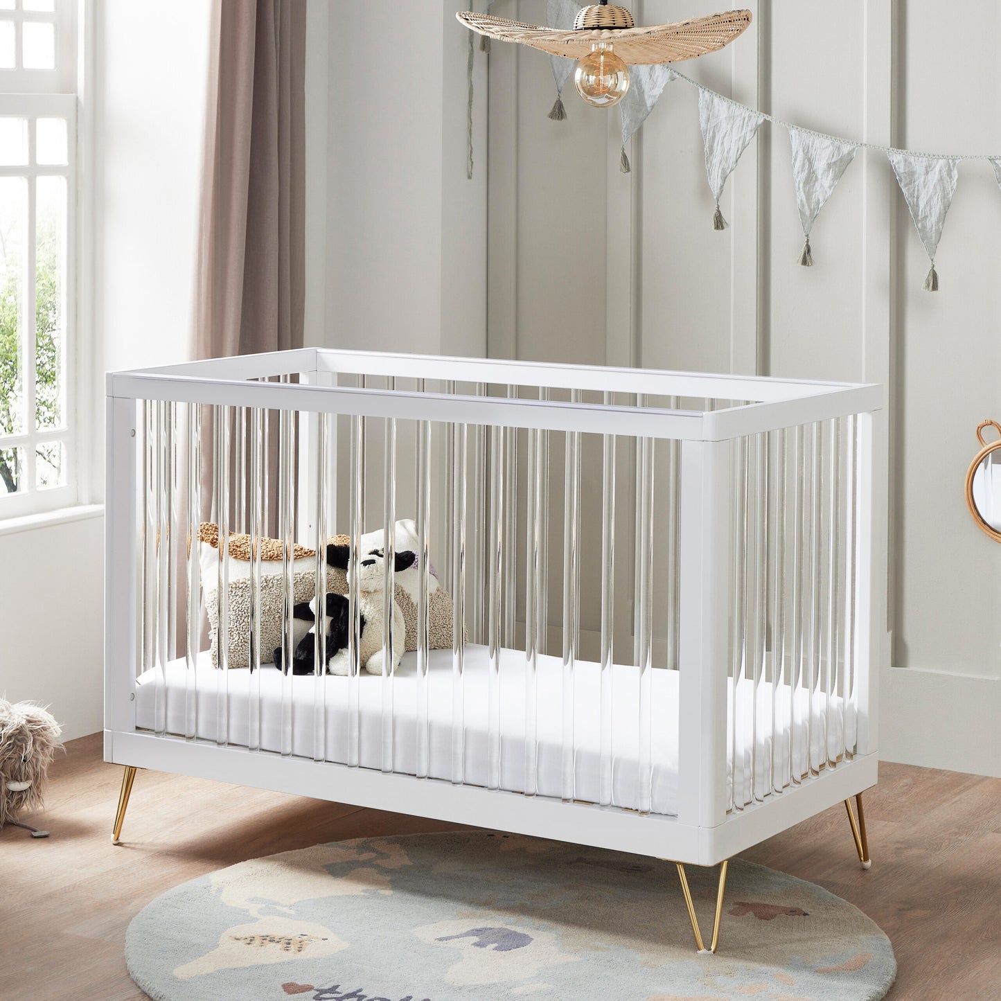 Babymore Kimi Acrylic Cot Bed