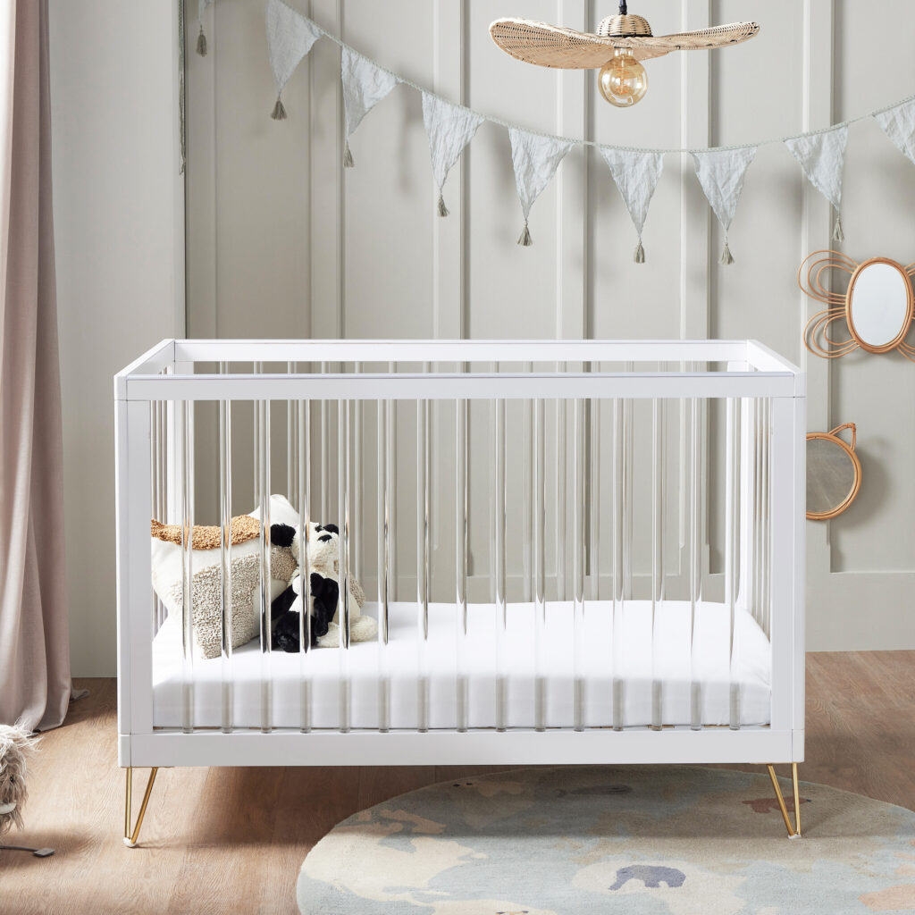 Babymore Kimi Acrylic Cot Bed