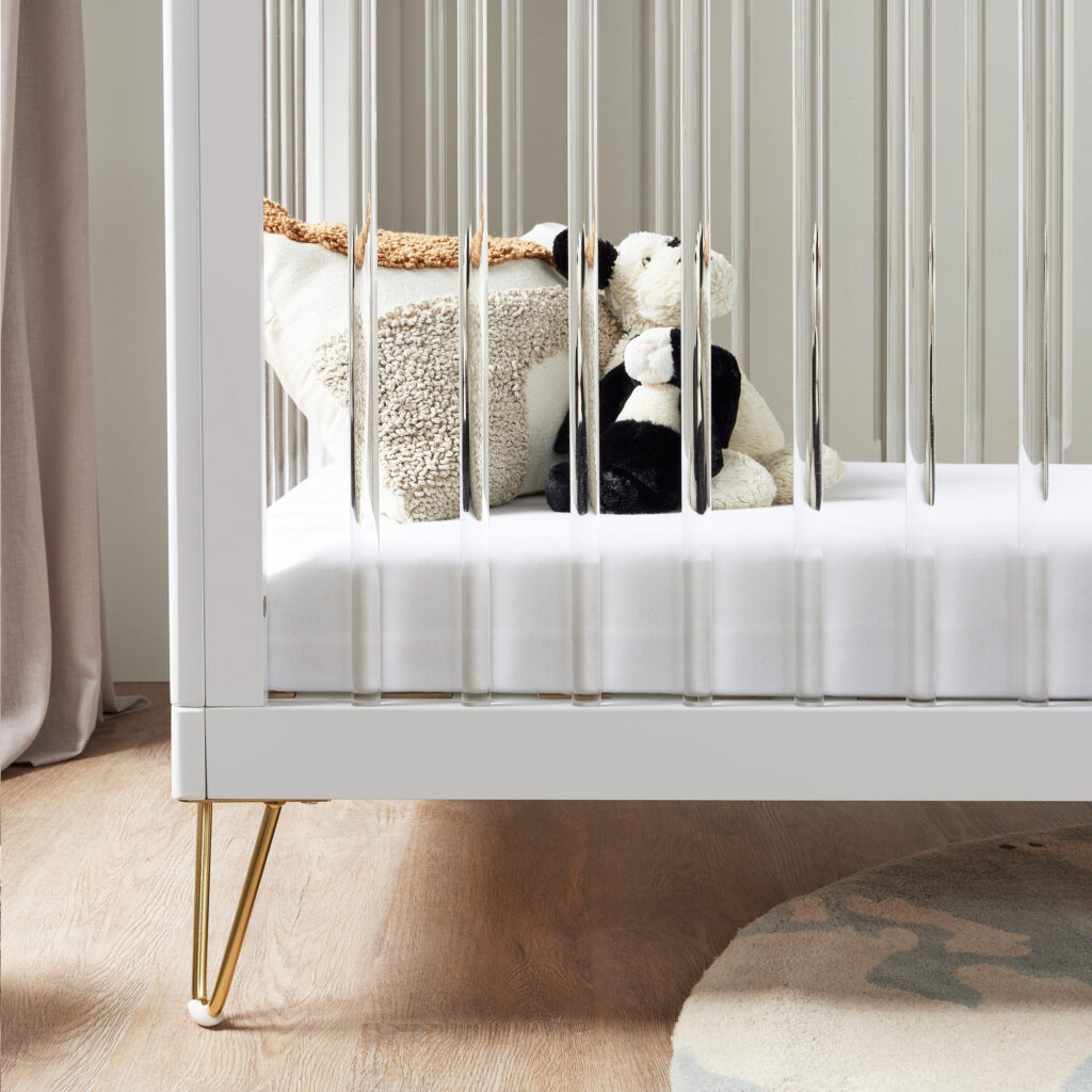 Babymore Kimi Acrylic Cot Bed