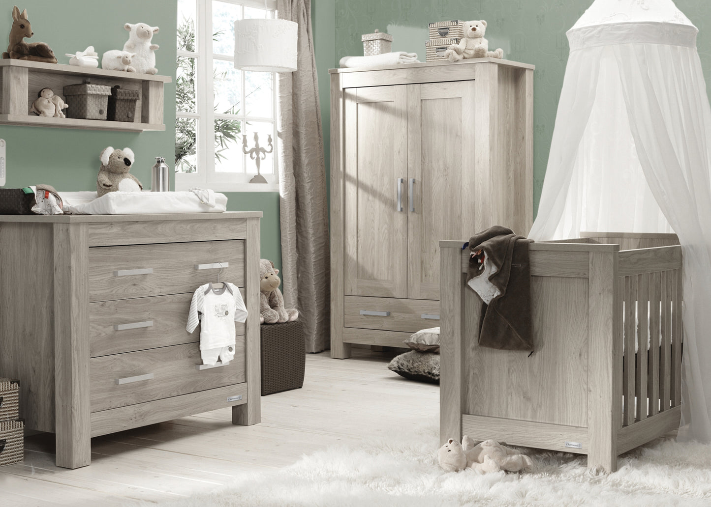 Charnwood Bordeaux 3 Piece Nursery Set