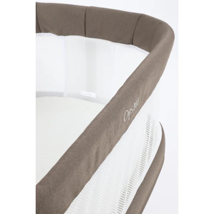 Oyster Wiggle Crib- Mink