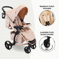 MB200i 3-in-1 Travel System with i-Size Car Seat - Blush