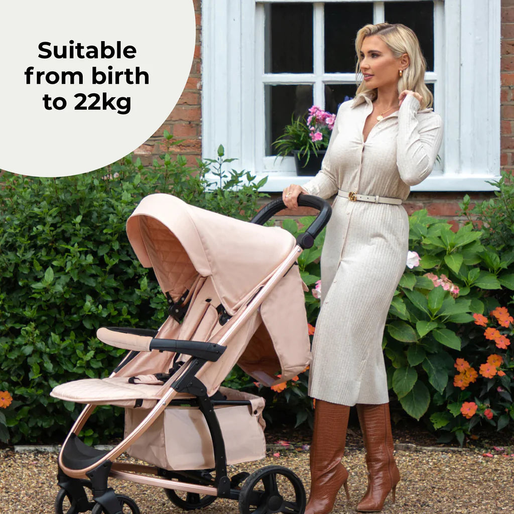 MB200i 3-in-1 Travel System with i-Size Car Seat - Blush