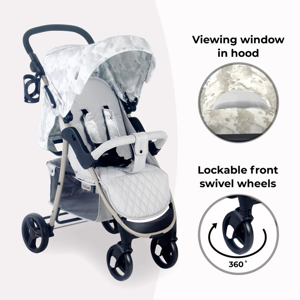 My Babiie MB30 Billie Faiers Grey Tie Dye Pushchair