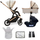 My Babiie MB500i Dani Dyer Rose Gold Marble iSize Travel System 3 in 1