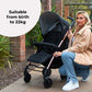 My Babiie MB51 Billie Faiers Rose Gold Black Quilted Stroller