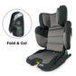 My Babiie MBCS23 i-Size (100-150cm) Compact High Back Booster Car Seat - Black & Grey