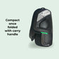 My Babiie MBCS23 i-Size (100-150cm) Compact High Back Booster Car Seat - Black & Grey