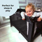 My Babiie Black Quilted Travel Cot