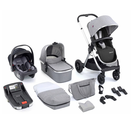 Memore V2 Travel System 13 Piece Coco i-Size with Base - Silver