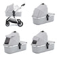 Memore V2 Travel System 13 Piece Coco i-Size with Base - Silver