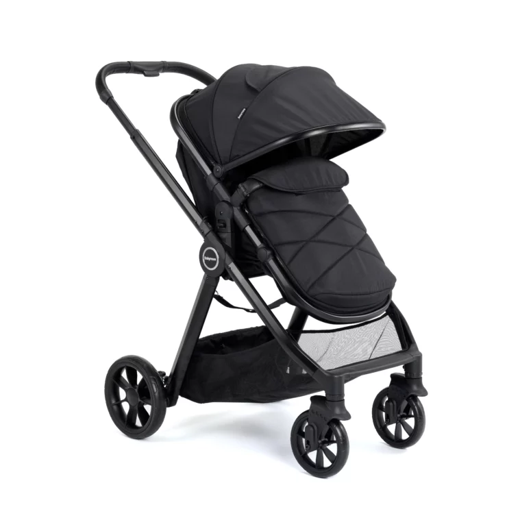 Mimi Travel System Pecan i-Size Car Seat - Black