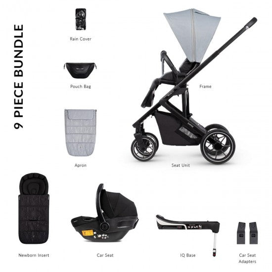 Venicci Empire - Deluxe City Travel System Bundle - Urban Grey