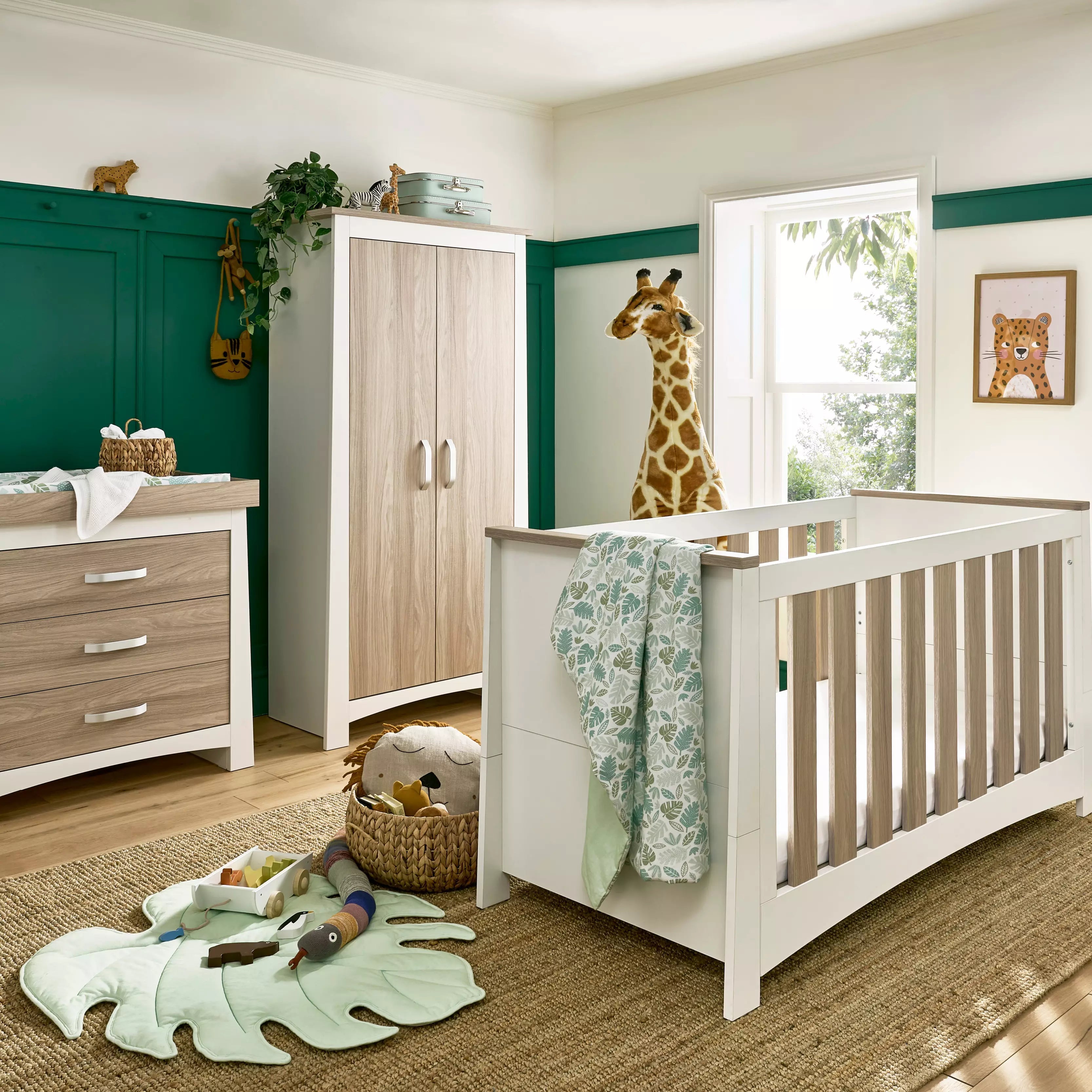 3 piece nursery 2024 furniture set gray