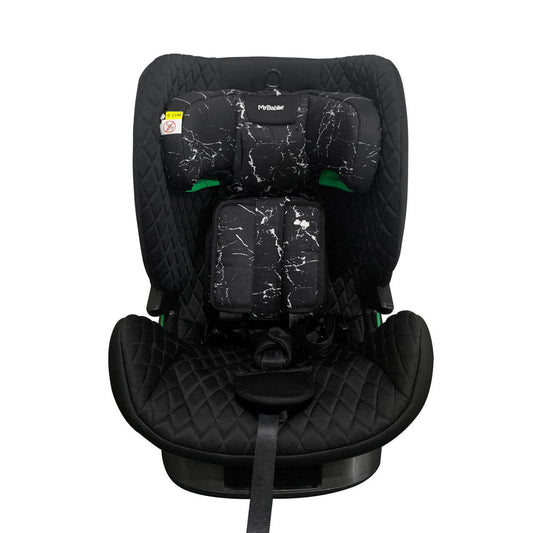 My Babiie MBCS123 i-Size (76-150cm) Car Seat - Samantha Faiers Black Marble