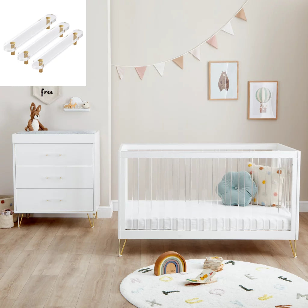 Kimi XL Acrylic 2 Piece Nursery Set