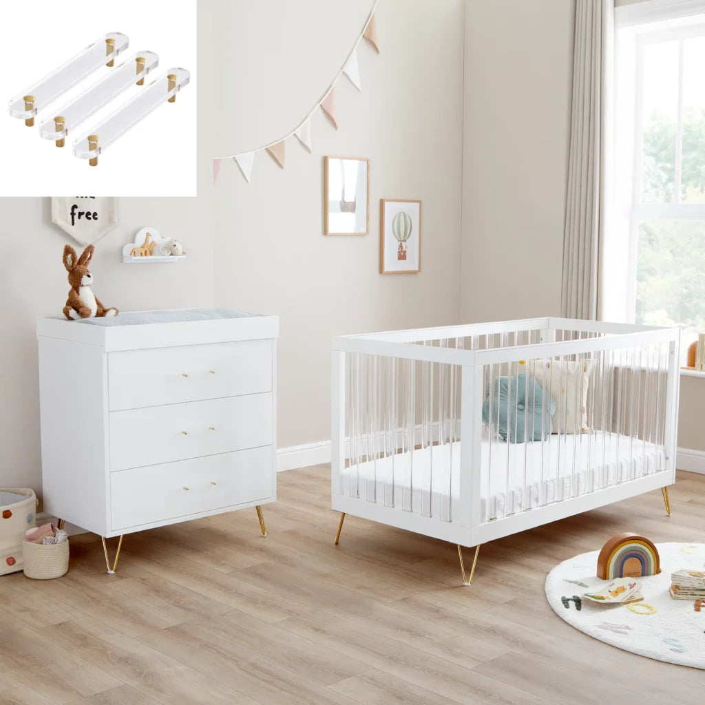 Kimi XL Acrylic 2 Piece Nursery Set