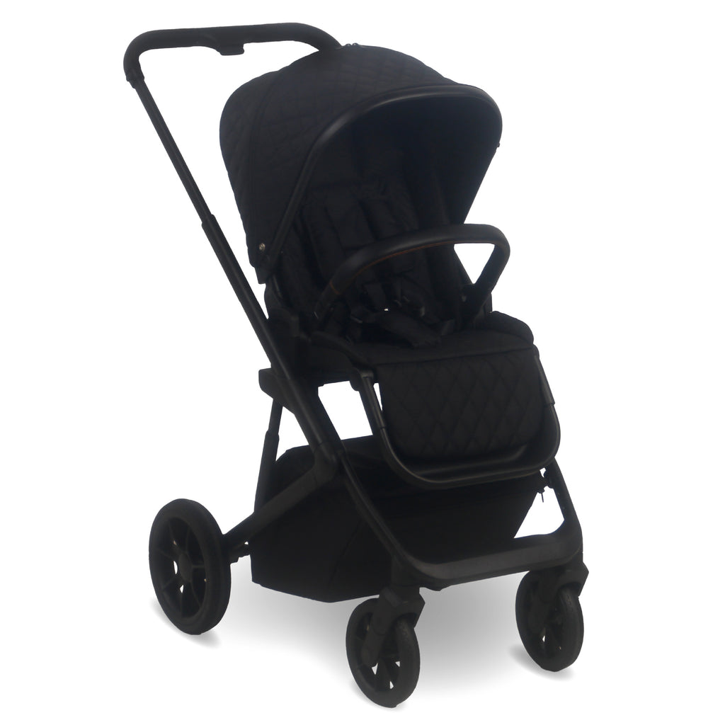 My Babiie MB500 3-in-1 Travel System with Base - Obsidian Black