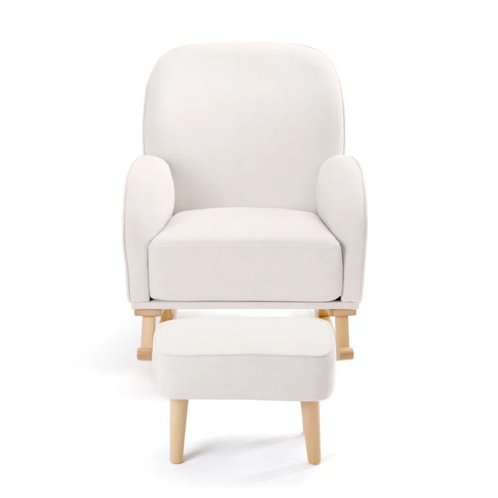 Freya Nursing Chair with Footstool – Cream