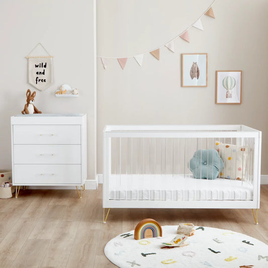 Kimi XL Acrylic 2 Piece Nursery Set