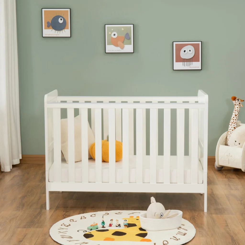 Caro Urban Mini Cot Bed- White