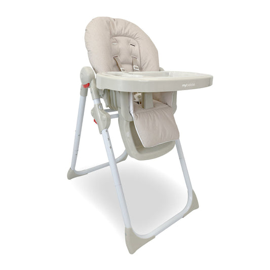 My Babiie Premium Highchair- Herringbone