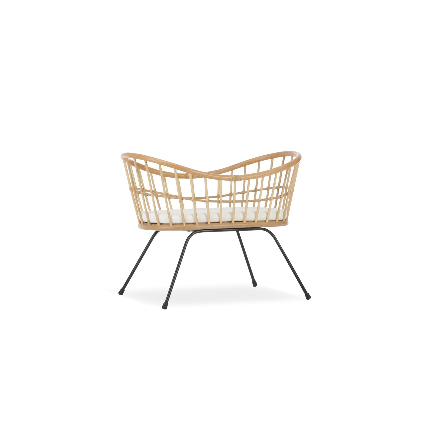 Aria Wave Crib - Rattan