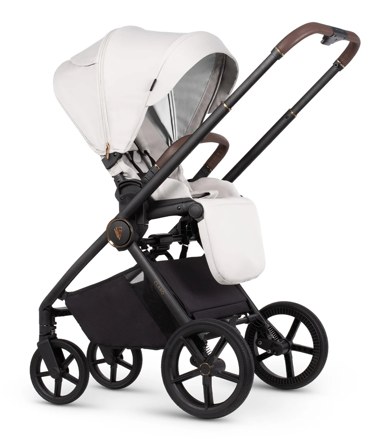 Venicci Claro Travel System- Vanilla 10 Piece Bundle