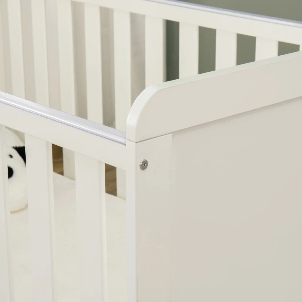 Caro Urban Mini Cot Bed- White