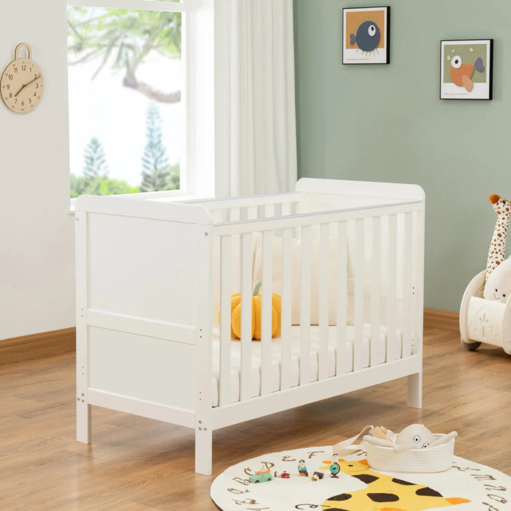 Caro Urban Mini Cot Bed- White