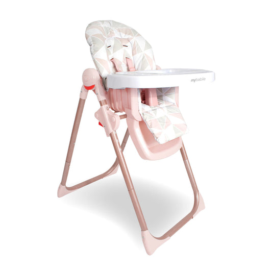 My Babiie Premium Highchair Rose Gold