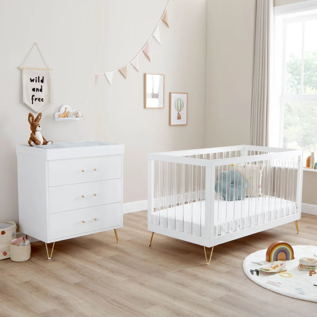 Kimi XL Acrylic 2 Piece Nursery Set