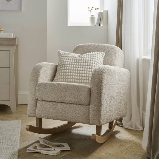 Etta Boucle Nursing Chair - Mushroom