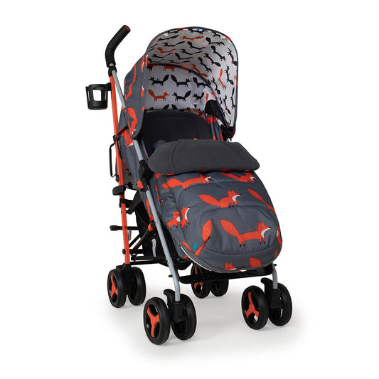 Cosatto Supa 3 Stroller- Charcoal Mister Fox