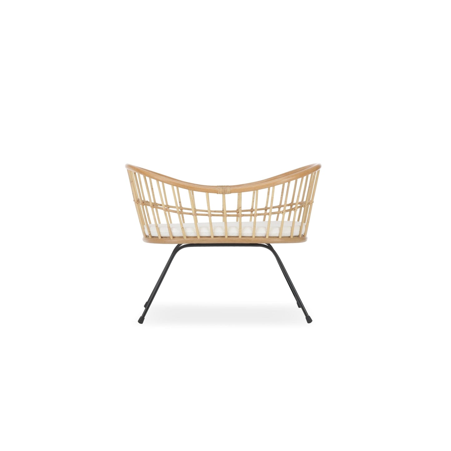 Aria Wave Crib - Rattan