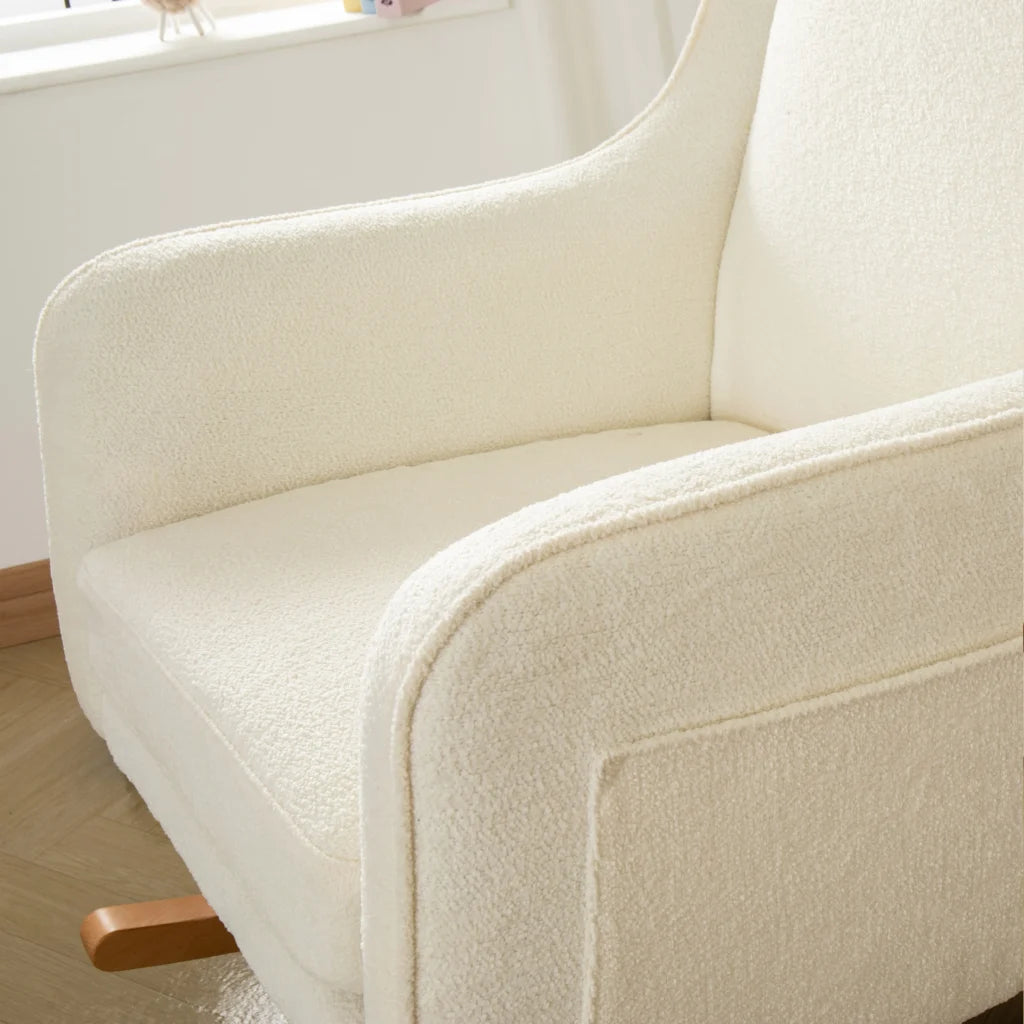 Ida Nursing Chair with Footstool – Bouclé