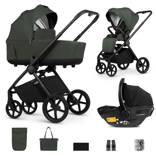 Venicci Claro Travel System - Forest 10 piece bundle.