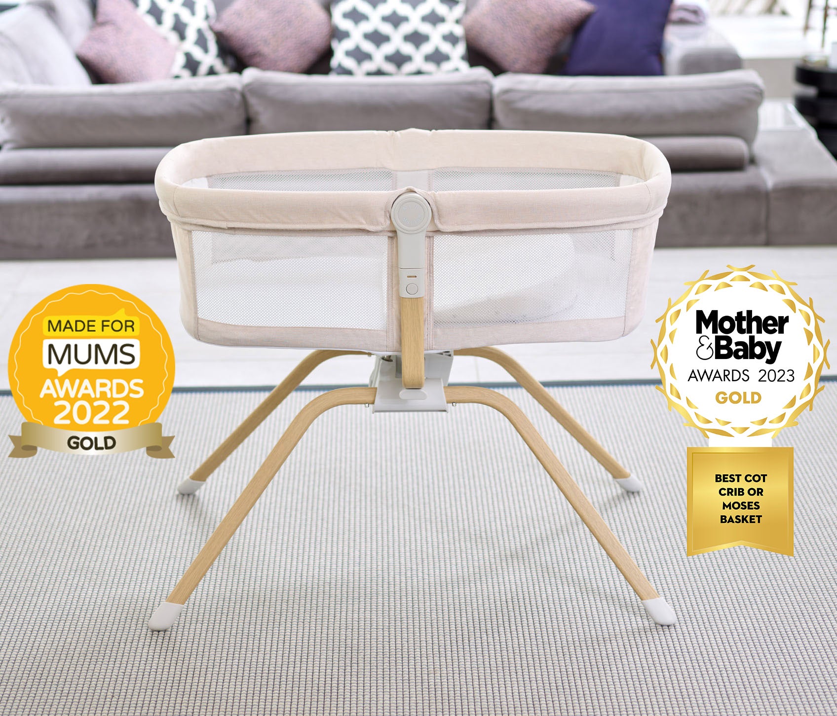 Baby gliding outlet crib