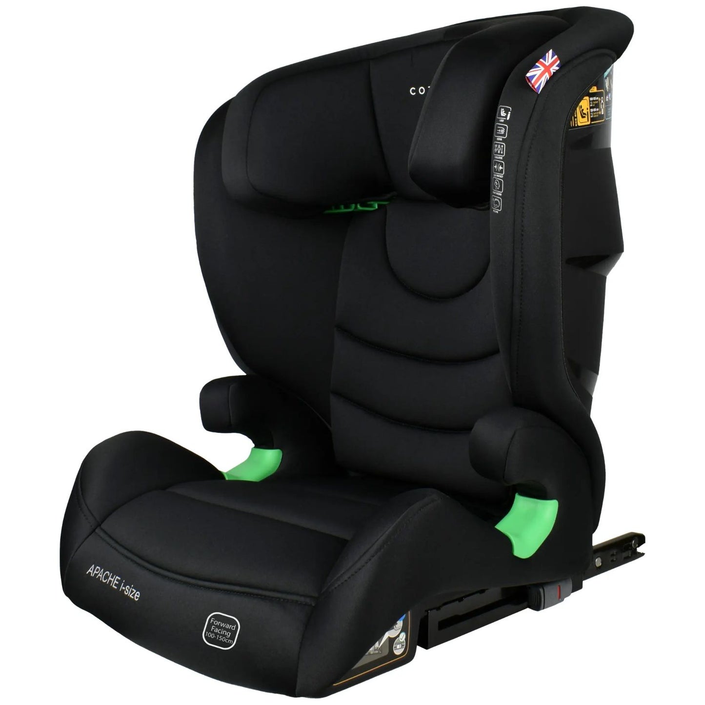 Apache I-Size 100 – 150cm Car Seat - Onyx