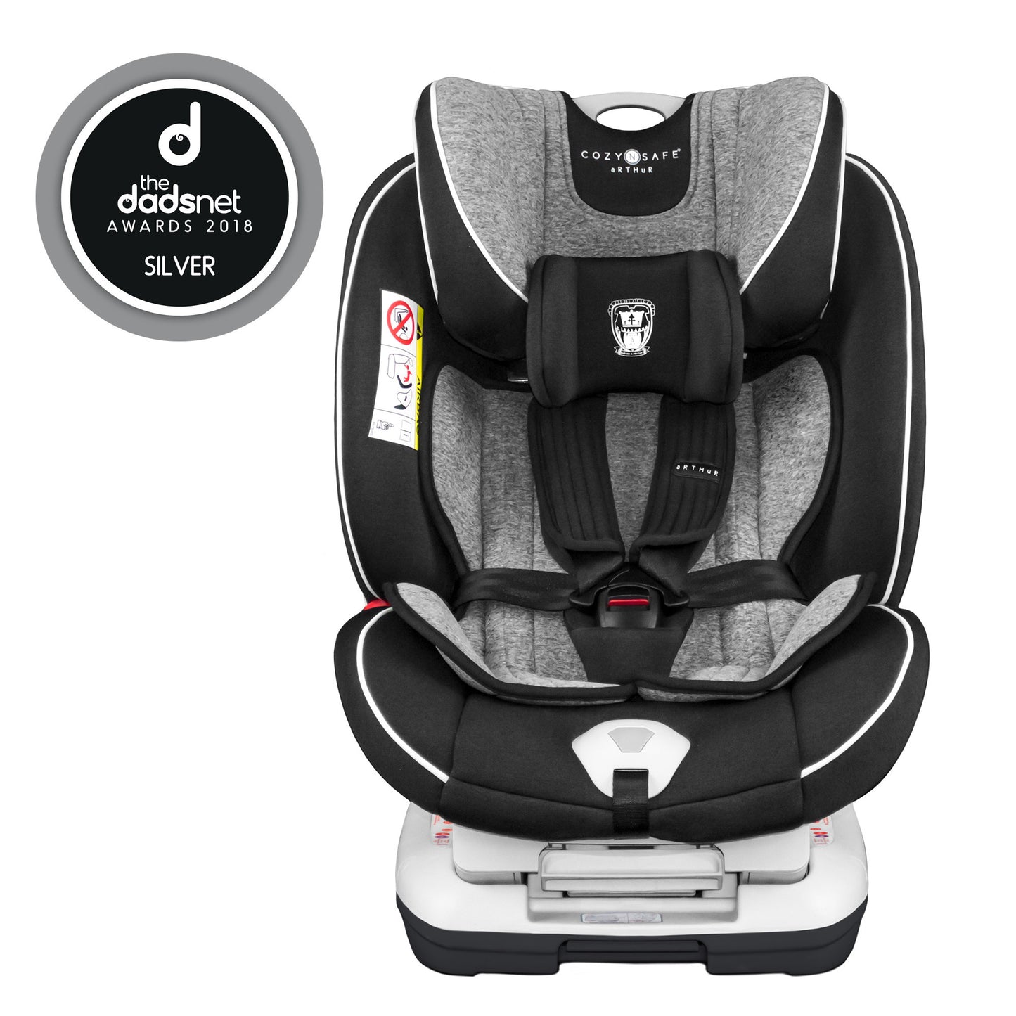 Arthur Group 0+/1/2/3 Child Car Seat - Graphite