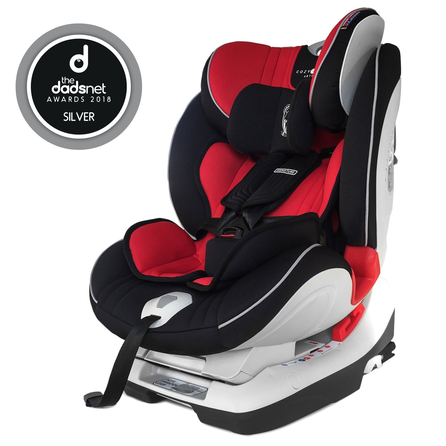 Arthur Group 0+/1/2/3 Child Car Seat - Red