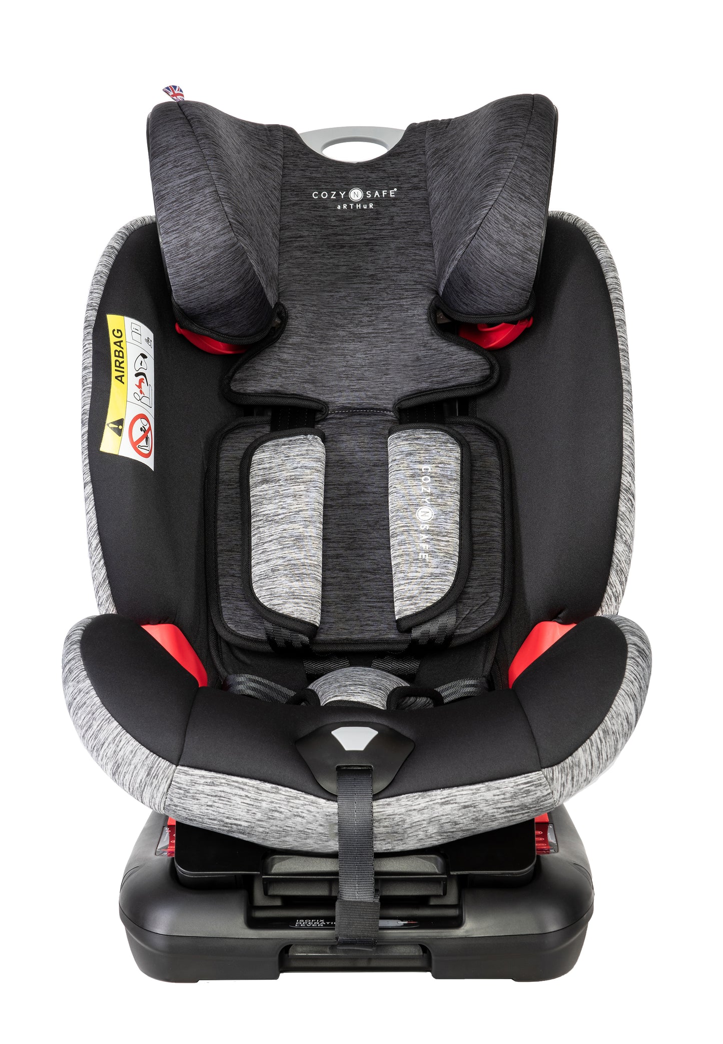 Arthur Group 0+/1/2/3 Child Car Seat - Black/Grey