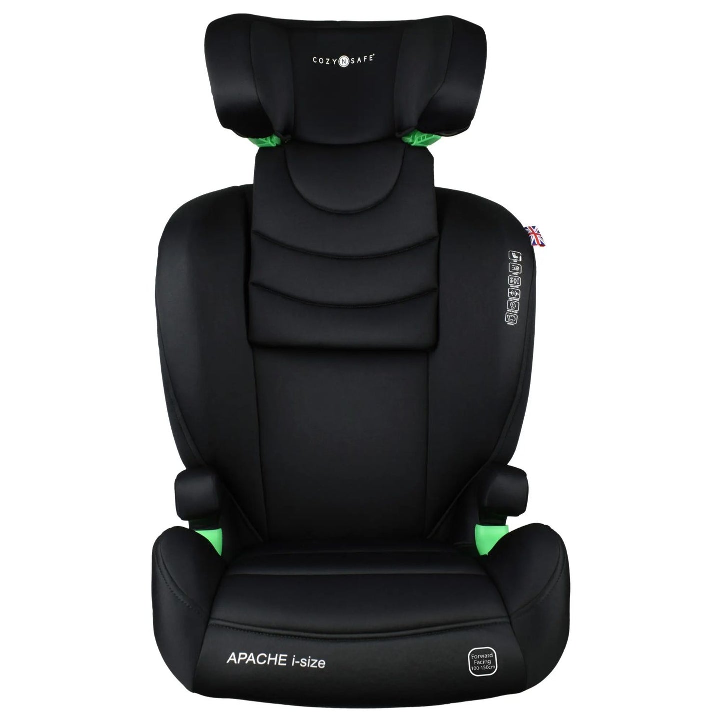 Apache I-Size 100 – 150cm Car Seat - Onyx