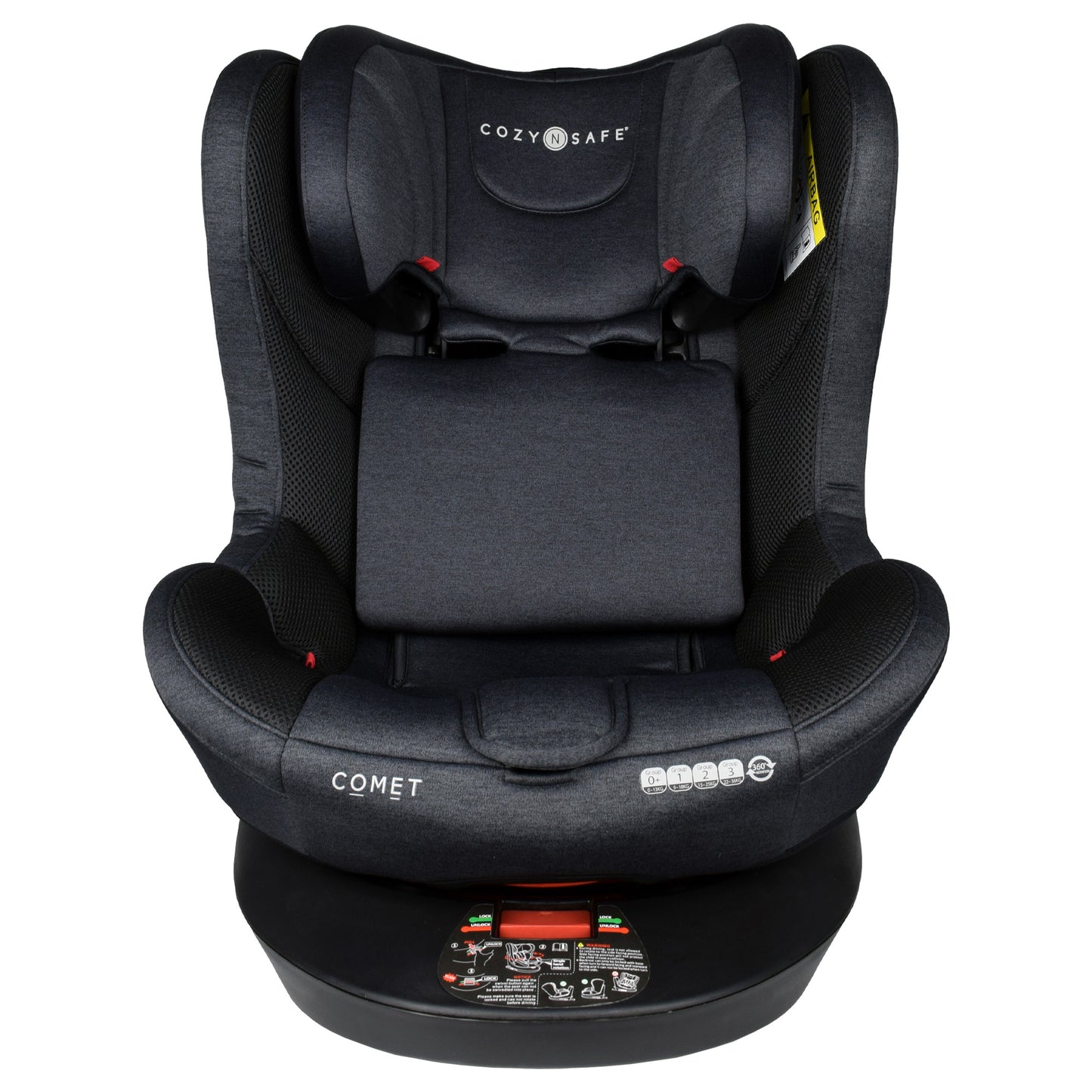 Comet 360° Group 0+/1/2/3 Child Car Seat - Graphite